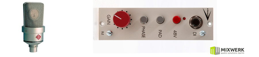 Neumann TLM 103 and A Design P1